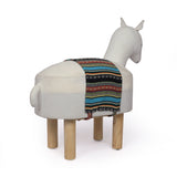 Handcrafted Kids Llama Ottoman - NH518213