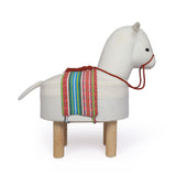 Handcrafted Kids Alpaca Ottoman - NH618213