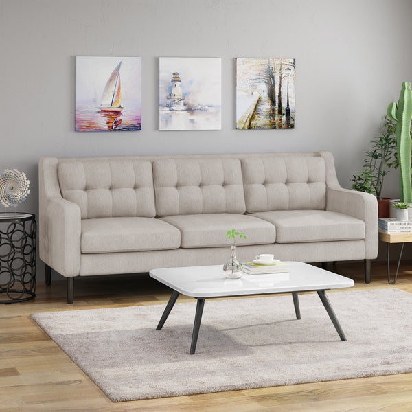 Tufted Fabric 3 Seater Sofa - NH571113