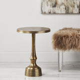 Modern Aluminum Accent Table - NH150113