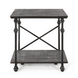 Mckynna Modern Industrial End Table