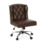 Contemporary Wingback Tufted Swivel Office Chair - NH931313