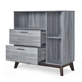 Mid-Century Modern 2 Drawer Cabinet - NH359313