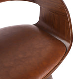 Mid-Century Modern Upholstered Swivel Barstool - NH071413