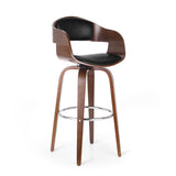 Mid-Century Modern Upholstered Swivel Barstool - NH071413