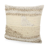 Hand Loomed Boho Throw Pillow - NH985213