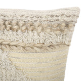 Hand Loomed Boho Throw Pillow - NH985213