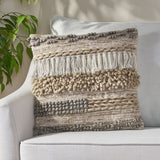 Hand-Loomed Boho Pillow Cover - NH825213