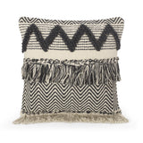 Hand-Loomed Boho Throw Pillow - NH435213