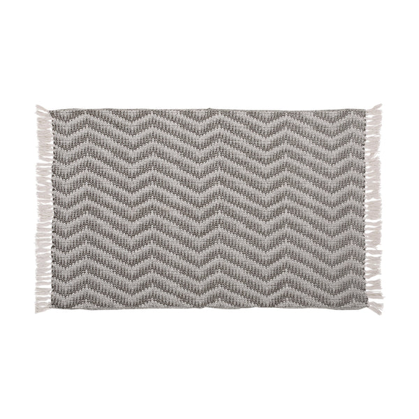 Hand Loomed Boho Throw Blanket - NH485213