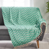 Hand Loomed Throw Blanket - NH685213