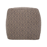 Hand-Crafted Cotton Cube Pouf - NH381213