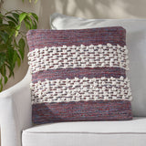 Hand Loomed Boho Pillow Cover - NH366213