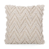 Hand Loomed Boho Pillow Cover - NH576213