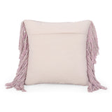 Hand Loomed Boho Throw Pillow - NH186213