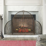 Modern Iron Fireplace Screen - NH041213