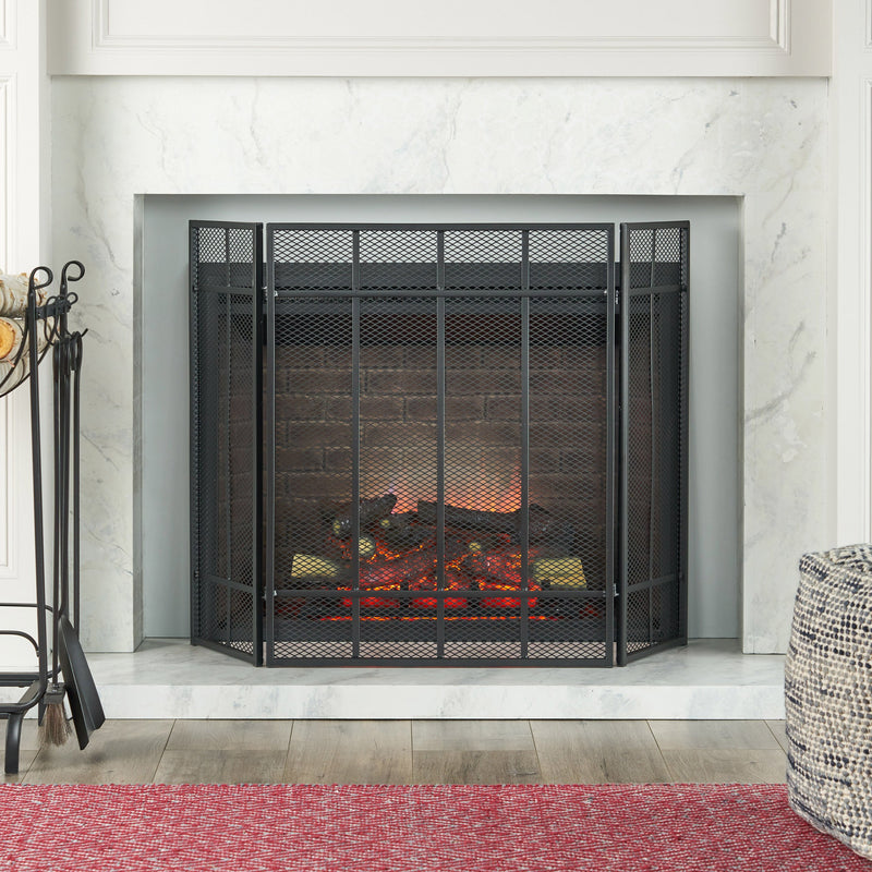 Modern Iron Fireplace Screen - NH759113