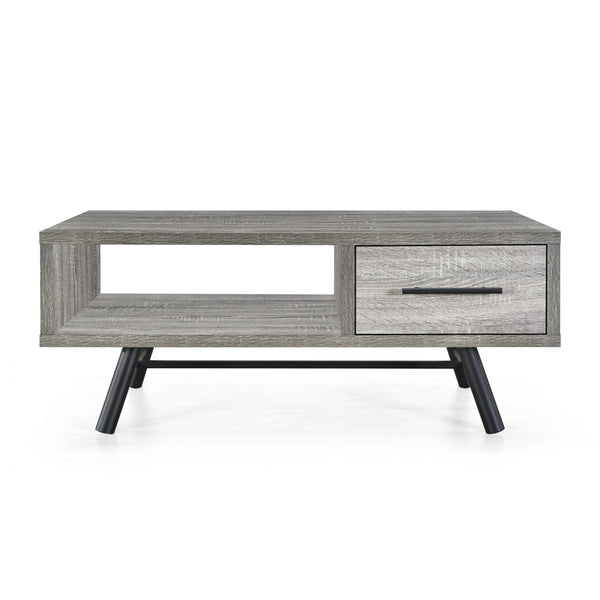 Mid-Century Modern Coffee Table with Storage - NH722313