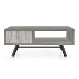 Mid-Century Modern Coffee Table with Storage - NH722313