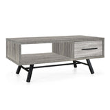 Mid-Century Modern Coffee Table with Storage - NH722313