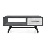 Mid-Century Modern Coffee Table with Storage - NH722313