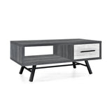 Mid-Century Modern Coffee Table with Storage - NH722313