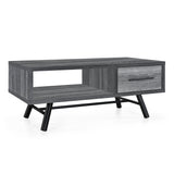 Mid-Century Modern Coffee Table with Storage - NH722313