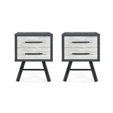 Mid-Century Modern Nightstands (Set of 2) - NH432313