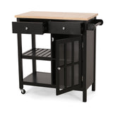 Contemporary Kitchen Cart with Wheels - NH643313