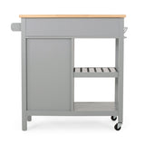 Contemporary Kitchen Cart with Wheels - NH643313