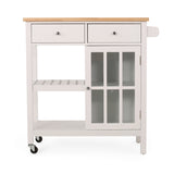 Contemporary Kitchen Cart with Wheels - NH643313