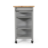 Contemporary Kitchen Cart with Wheels - NH861313