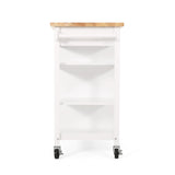 Contemporary Kitchen Cart with Wheels - NH861313