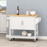 Farmhouse Kitchen Cart with Wheels - NH343213