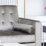 Modern Glam Tufted Velvet 3 Seater Sofa - NH964113