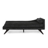 Mid-Century Modern Fabric Chaise Lounge - NH153313