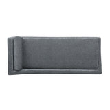 Mid-Century Modern Fabric Chaise Lounge - NH153313