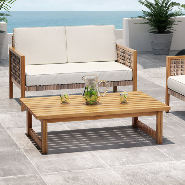 Outdoor Acacia Wood Coffee Table - NH769213