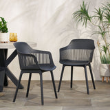 Outdoor Modern Dining Chair (Set of 2) - NH471213