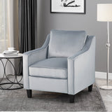 Contemporary Velvet Club Chair - NH152213