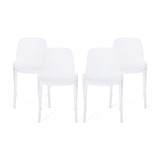 Outdoor Modern Stacking Dining Chair (Set of 4) - NH542213