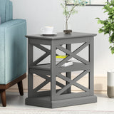 Contemporary 2 Shelf Side Table - NH626413