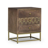 Contemporary Wooden Night Stand - NH127213