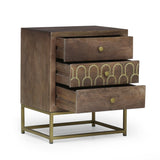 Contemporary Wooden Night Stand - NH127213