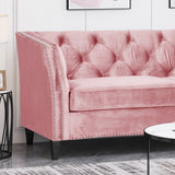 Tufted Velvet 3 Seater Sofa - NH148113