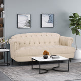 Contemporary Deep Tufted Sofa with Nailhead Trim - NH989213