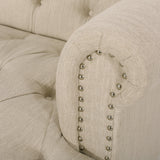 Contemporary Deep Tufted Sofa with Nailhead Trim - NH989213