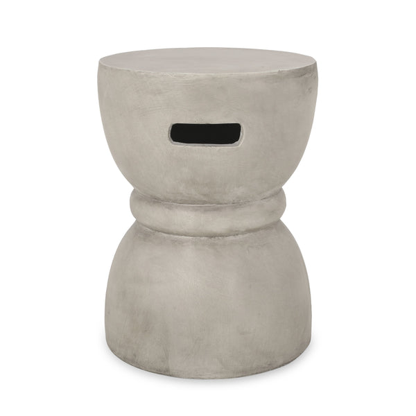 Contemporary Lightweight Concrete Accent Side Table - NH277213