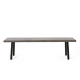 Outdoor Modern Industrial Aluminum Dining Bench - NH050313