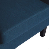 Contemporary Pillow Tufted Fabric Club Chair - NH591313